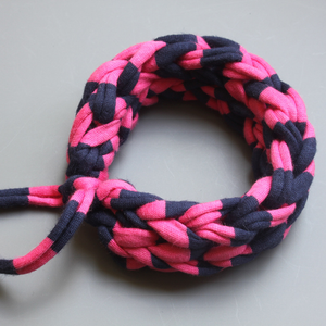 T-Shirt Yarn Summer Knitted Bracelet