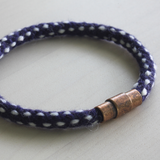 Wool Yarn Kumihimo Textile Bracelet