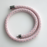 Bead Crochet Pink Polka Dots Necklace